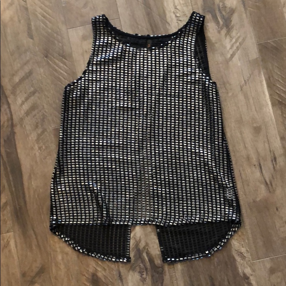 Metallic tank top